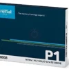 119-package Crucial P1 2TB NVMe PCIe Gen3 x4 M.2 2280 Internal SSD with 3D QLC NAND and Acronis - CT2000P1SSD8
