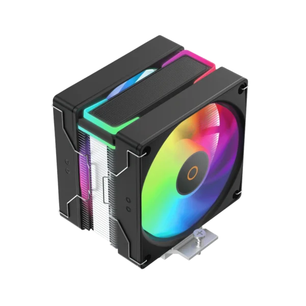 OCYPUS DELTA A40 SE Dual Fan - ARGB Single Tower CPU Air Cooler - 200W TDP - DELTA-A40-BK2AAWN00S-GL