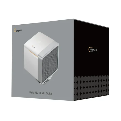 OCYPUS - Delta A62 EXS Digital CPU Air Cooler - White - Dual Tower 6 Heatpipes - 235W TDP - DELTA-A62-WH1NNWN00S-GL