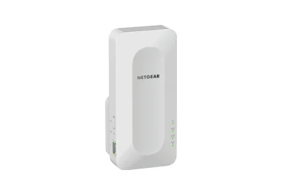 NETGEAR - AX1800 Dual-Band WiFi 6 Wall-Plug Mesh Range Extender with Gigabit Ethernet Port - EAX15-100PES