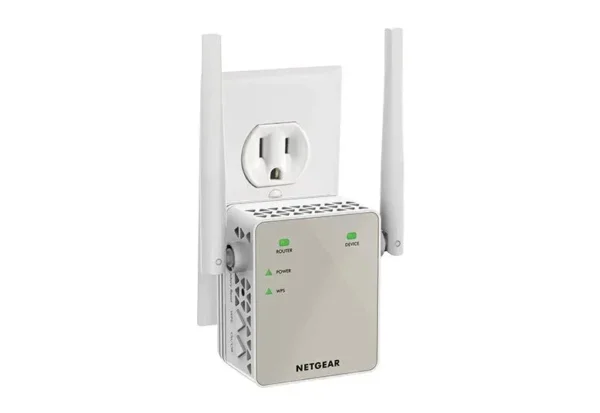 NETGEAR AC1200 Dual Band WiFi Range Extender - 802.11ac Wall Plug Access Point - EX6120-100NAS
