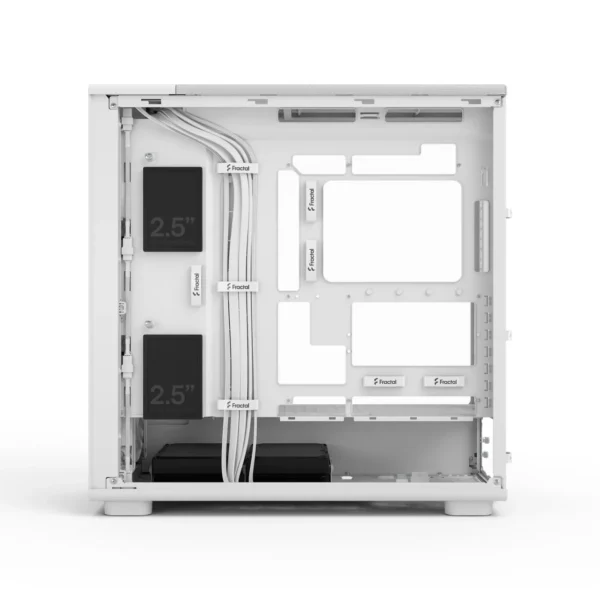 Fractal Design Epoch XL White TG Clear Tint E-ATX Mid-Tower Case 3x 140mm Fans - FD-C-EPO1X-03
