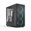 Fractal Design Epoch XL Black TG RGB Light Tint E-ATX Mid-Tower Case 3x 140mm Momentum RGB Fans - FD-C-EPO1X-04