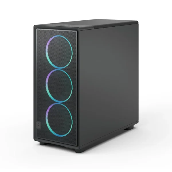 Fractal Design Epoch XL Black TG RGB Light Tint E-ATX Mid-Tower Case 3x 140mm Momentum RGB Fans - FD-C-EPO1X-04