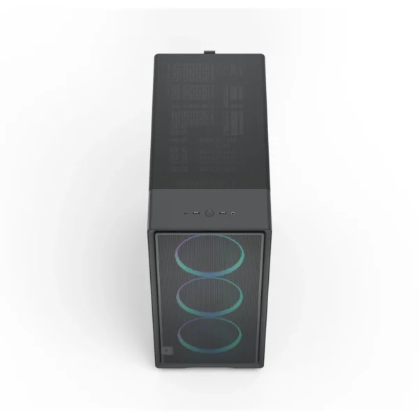 Fractal Design Epoch XL Black TG RGB Light Tint E-ATX Mid-Tower Case 3x 140mm Momentum RGB Fans - FD-C-EPO1X-04