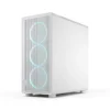 06_Epoch_XL_RGB_White_TG_Right-Front Fractal Design Epoch XL White TG RGB Clear Tint E-ATX Mid-Tower Case 3x 140mm RGB Fans - FD-C-EPO1X-05