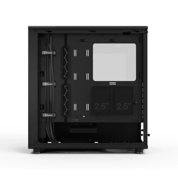 Fractal Design North Momentum Edition ATX Mid-Tower Case, Tempered Glass, 3x Momentum 12 Fans, Black - FD-C-NOR1C-05