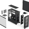Fractal Design Pop 2 Air TG Black ATX Mid Tower Case 3x 120mm Fans - FD-C-POA2A-02