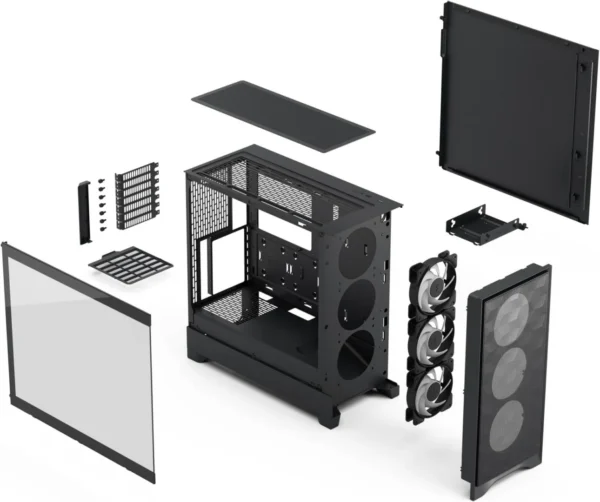0d068a7111dfc05cb6544bcee4ff7a43-hi Fractal Design Pop 2 Air Black TG RGB ATX Mid Tower Case with 3x Aspect 12X RGB Fans - FD-C-POA2A-03