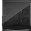 Fractal Design Pop 2 Vision Dual Chamber ATX Case, Panoramic Tempered Glass, 4x RGB Fans, Black - FD-C-POV2A-01