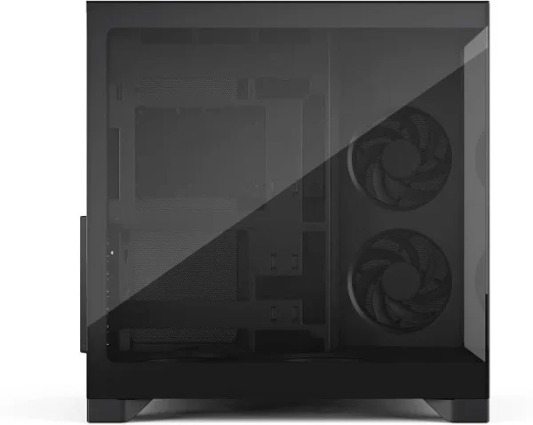 Fractal Design Pop 2 Vision Dual Chamber ATX Case, Panoramic Tempered Glass, 4x RGB Fans, Black - FD-C-POV2A-01