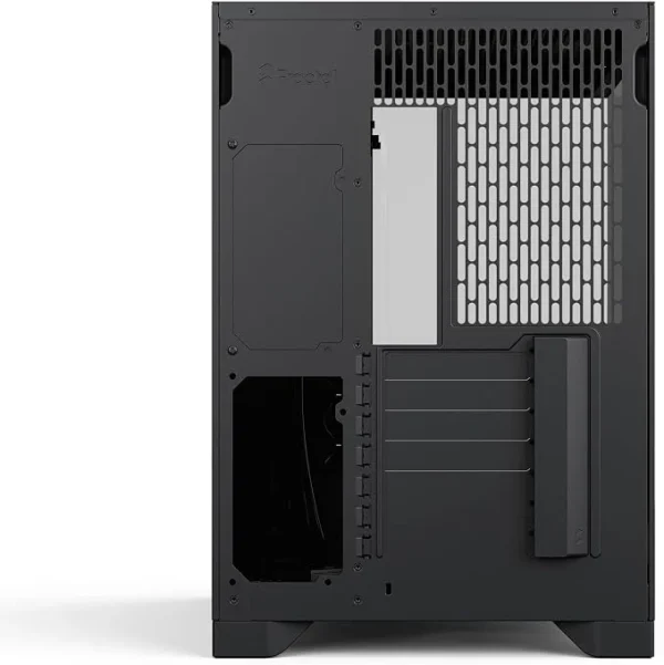 Fractal Design Pop 2 Vision Dual Chamber ATX Case, Panoramic Tempered Glass, 4x RGB Fans, Black - FD-C-POV2A-01