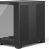 Fractal Design Pop 2 Vision Dual Chamber ATX Case, Panoramic Tempered Glass, 4x RGB Fans, Black - FD-C-POV2A-01