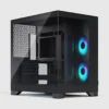 9ebe2036cece5900b5134faed3c7f56c093561f0-2560x2560 Fractal Design Pop 2 Vision Dual Chamber ATX Case, Panoramic Tempered Glass, 4x RGB Fans, Black - FD-C-POV2A-02