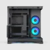 2034c77d02d85a7be6f58b237eae7feb407d5555-2560x2560 Fractal Design Pop 2 Vision Dual Chamber ATX Case, Panoramic Tempered Glass, 4x RGB Fans, Black - FD-C-POV2A-02