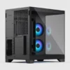 d63f1826333dc1771e337111ed96b3c08c43dcd7-2560x2560 Fractal Design Pop 2 Vision Dual Chamber ATX Case, Panoramic Tempered Glass, 4x RGB Fans, Black - FD-C-POV2A-02