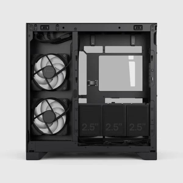 fe1193580607404178b33f894443df2962d2e9e3-2560x2560 Fractal Design Pop 2 Vision Dual Chamber ATX Case, Panoramic Tempered Glass, 4x RGB Fans, Black - FD-C-POV2A-02