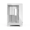 Fractal Design Pop 2 Vision Dual Chamber ATX Case, Panoramic Tempered Glass, 4x RGB Fans, White - FD-C-POV2A-03