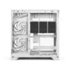 Fractal Design Pop 2 Vision Dual Chamber ATX Case, Panoramic Tempered Glass, 4x RGB Fans, White - FD-C-POV2A-03