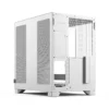 Fractal Design Pop 2 Vision Dual Chamber ATX Case, Panoramic Tempered Glass, 4x RGB Fans, White - FD-C-POV2A-03