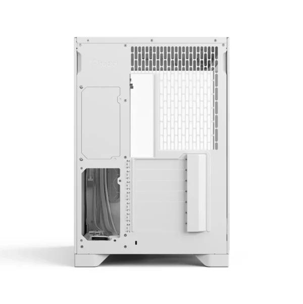 Fractal Design Pop 2 Vision Dual Chamber ATX Case, Panoramic Tempered Glass, 4x RGB Fans, White - FD-C-POV2A-03