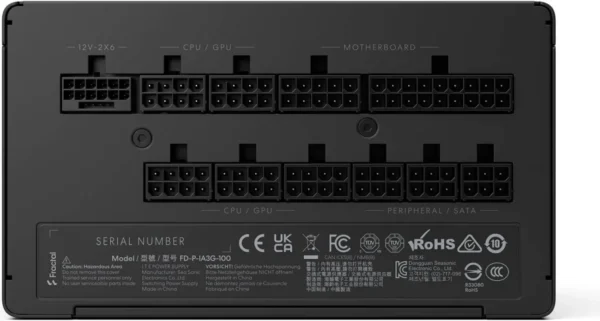 20e595deaaaeeffddc1deba2b1ae7204-hi Fractal Design Ion 3 Gold 1000W 80 PLUS Gold ATX 3.1 Fully Modular Power Supply Black - FD-P-IA3G-100-US