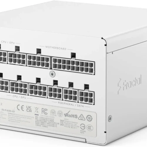 Fractal Design Ion 3 Gold 1000W 80 PLUS Gold ATX 3.1 Fully Modular Power Supply White - FD-P-IA3G-101-US-WT