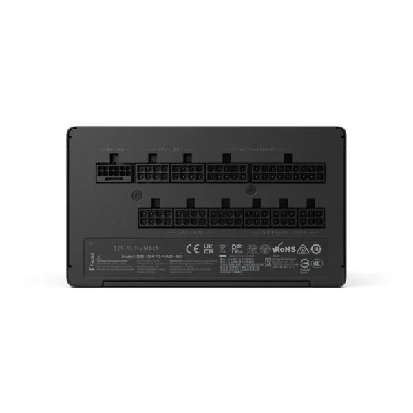 4asd5g4sdag Fractal Design Ion 3 Gold 850W 80 PLUS Gold Fully Modular ATX 3.1 PCIe Gen 5 Power Supply - FD-P-IA3G-850-US