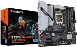 GIGABYTE B760M Gaming Plus Wi-Fi DDR4 Micro-ATX Motherboard - LGA 1700 - GA-B760M-G-P-WIFI-DDR4