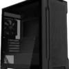 670 GIGABYTE C102 GLASS Black Mid Tower PC Case - Micro ATX, 4mm Tempered Glass, 360mm Radiator Support - GP-C102G