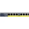 NETGEAR - 8-Port Gigabit High-Power PoE+ Unmanaged Switch FlexPoE 123W - GS108PP-100EUS