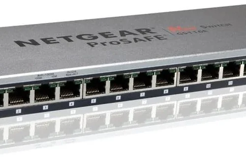 NETGEAR 16-Port Gigabit Smart Managed Plus Switch - Ethernet Layer 2 - Desktop - GS116E-200PES