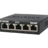 B4-gs305v3_32_tcm148-140445 NETGEAR 5-Port Gigabit Ethernet SOHO Unmanaged Switch - Fanless, Desktop/Wall Mount - GS305-300PES