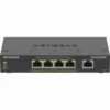 NETGEAR - 5-Port Gigabit Ethernet Plus Switch - 4x PoE+ 120W Total Power Budget - 10Gbps Fabric - GS305EPP-100NAS