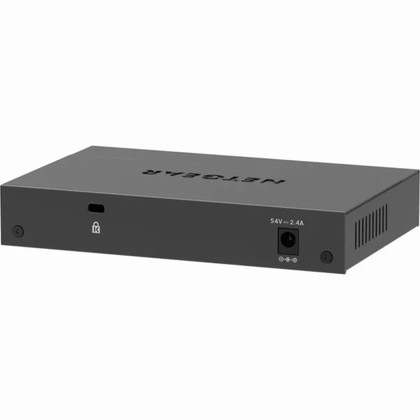 NETGEAR - 5-Port Gigabit Ethernet Plus Switch - 4x PoE+ 120W Total Power Budget - 10Gbps Fabric - GS305EPP-100NAS