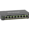 NETGEAR - 8-Port Gigabit Ethernet PoE+ Managed Switch - 62W Budget - 16 Gb/s Switching Capacity - GS308EP-100NAS