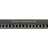 NETGEAR - 16-Port Gigabit Plus Switch with 15 PoE+ Ports (180W), SFP Uplink & VLAN Management - GS316EP-100PES