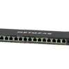 NETGEAR - 16-Port Gigabit Plus Switch with 15 PoE+ Ports 231W Power Budget and 1 SFP Uplink - GS316EPP-100PES
