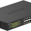 NETGEAR 24-Port Gigabit Ethernet Unmanaged Switch with 16 PoE+ Ports and 190W Power Budget - GS324P-100AJS