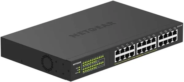 NETGEAR 24-Port Gigabit Ethernet Unmanaged Switch with 16 PoE+ Ports and 190W Power Budget - GS324P-100AJS