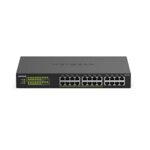 NETGEAR 24-Port Gigabit Ethernet Unmanaged PoE+ Switch with 16-Port PoE+ (190W) - Rackmount/Desktop - GS324P-100EUS