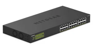 NETGEAR - 24-Port Gigabit High-Power Unmanaged PoE+ Switch - 380W Budget & Rackmount Design - GS324PP-100EUS