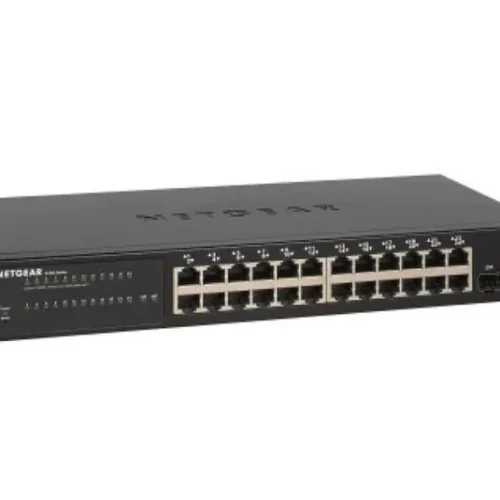 NETGEAR 24-Port Gigabit Smart Managed Pro Switch with 2 SFP Ports - GS324T-100AJS