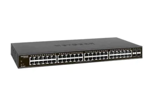 NETGEAR - 48-Port Gigabit Ethernet Unmanaged Switch - Fanless Desktop Rackmount Metal Housing - GS348-100AJS