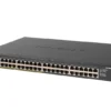 B6-GS348PP_32_tcm148-140438 NETGEAR - 48-Port Gigabit Unmanaged PoE+ Switch with 24 PoE+ Ports and 380W Power Budget - GS348PP-100AJS