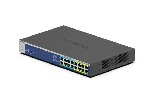 NETGEAR 16-Port Gigabit Unmanaged Switch with 8 Ultra60 PoE++ and 8 PoE+ Ports 380W - GS516UP-100EUS