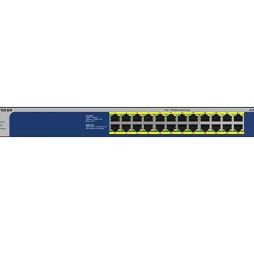 NETGEAR - 24-Port Gigabit High-Power PoE+ Unmanaged Switch - 300W Power Budget & Plug-and-Play - GS524PP-100EUS