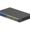 NETGEAR - 24-Port Gigabit High-Power PoE+ Unmanaged Switch - 300W Power Budget & Plug-and-Play - GS524PP-100EUS