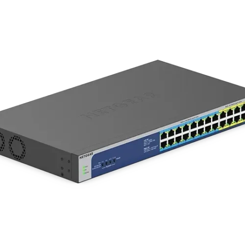 NETGEAR - 24-Port Gigabit Unmanaged Switch - 480W PoE Budget with 16 PoE++ and 8 PoE+ Ports - GS524UP-100EUS