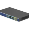 GS524UP_productcarousel_hero_image - Copy NETGEAR - 24-Port Gigabit Unmanaged Switch - 480W PoE Budget with 16 PoE++ and 8 PoE+ Ports - GS524UP-100EUS